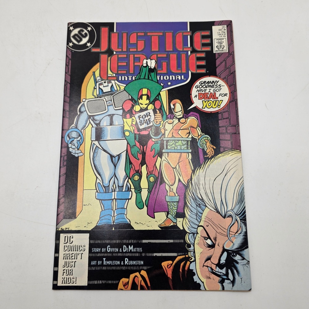 DC Justice League International 20 Granny Goodness Mister Miracle 1988